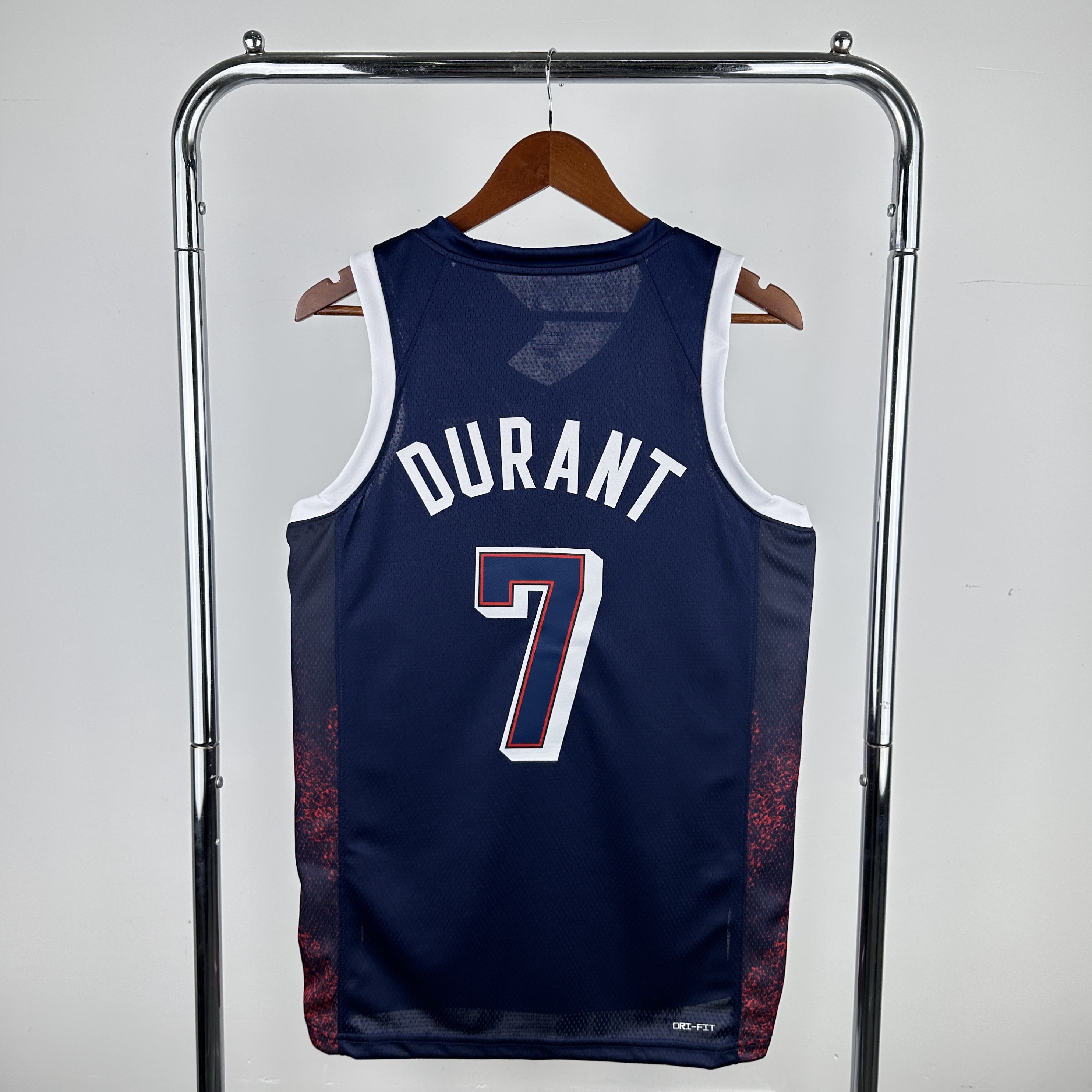 2024 Olympic USA #7 Durant Blue Nike NBA Jersey